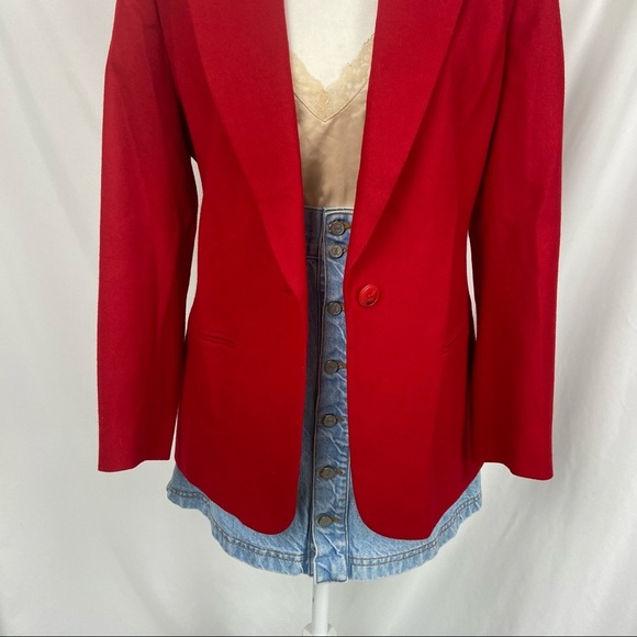 Vintage Pendleton Wool Red Blazer - Picture 8 of 10